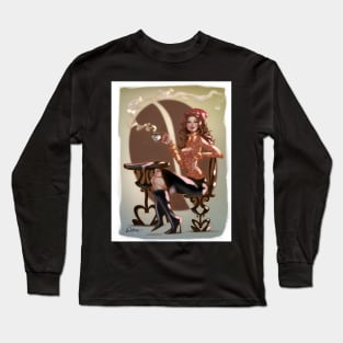 Pinup Coffee #2 Long Sleeve T-Shirt